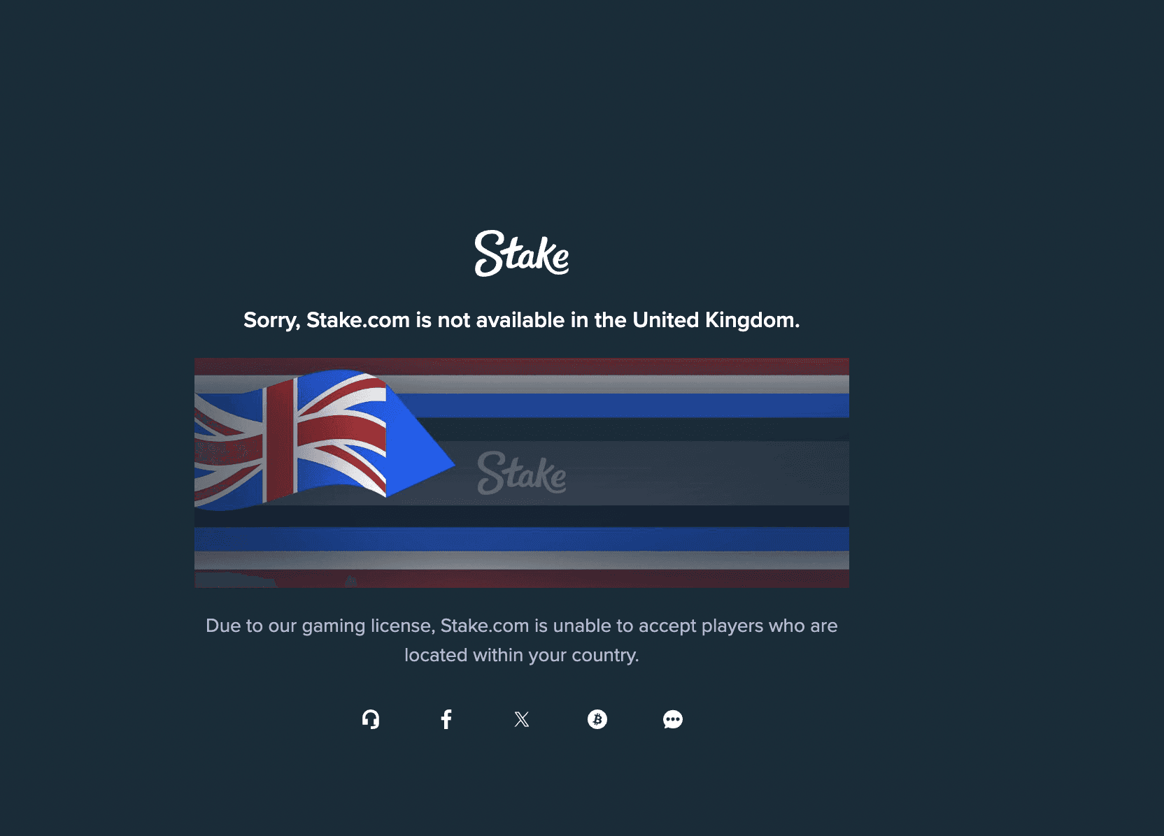 Stake.com to Exit the UK Market